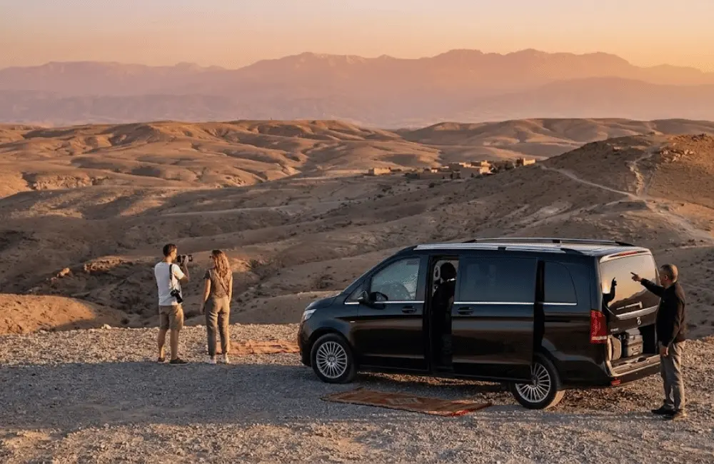 Private Transfer Essaouira to Agafay Desert | Luxury Camp Connection